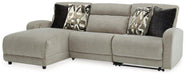 Colleyville Power Reclining Sectional with Chaise - Bargain Furniture (Detroit, MI)
