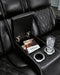 Boyington Power Reclining Loveseat with Console - Bargain Furniture (Detroit, MI)