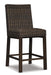 Paradise Trail Outdoor Counter Height Dining Table with 4 Barstools - Bargain Furniture (Detroit, MI)