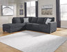 Altari 2-Piece Sleeper Sectional with Chaise - Bargain Furniture (Detroit, MI)