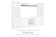 Bellaby 4-Piece Entertainment Center with Electric Fireplace - Bargain Furniture (Detroit, MI)
