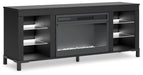 Cayberry 60" TV Stand with Electric Fireplace - Bargain Furniture (Detroit, MI)