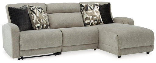 Colleyville Power Reclining Sectional with Chaise - Bargain Furniture (Detroit, MI)