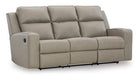 Lavenhorne Reclining Sofa with Drop Down Table - Bargain Furniture (Detroit, MI)