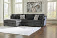 Biddeford 2-Piece Sleeper Sectional with Chaise - Bargain Furniture (Detroit, MI)