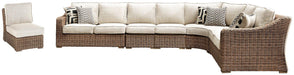 Beachcroft Outdoor Seating Set - Bargain Furniture (Detroit, MI)