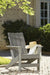 Visola Outdoor Adirondack Chair and End Table - Bargain Furniture (Detroit, MI)