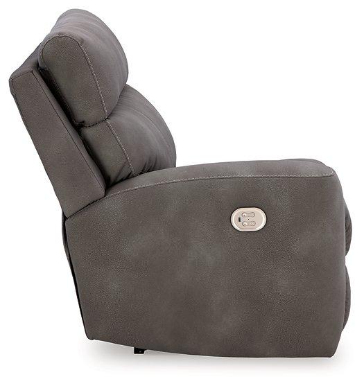 Next-Gen DuraPella Power Reclining Sectional Loveseat with Console - Bargain Furniture (Detroit, MI)