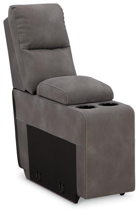 Next-Gen DuraPella Power Reclining Sectional Loveseat with Console - Bargain Furniture (Detroit, MI)