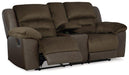 Dorman Reclining Loveseat with Console - Bargain Furniture (Detroit, MI)