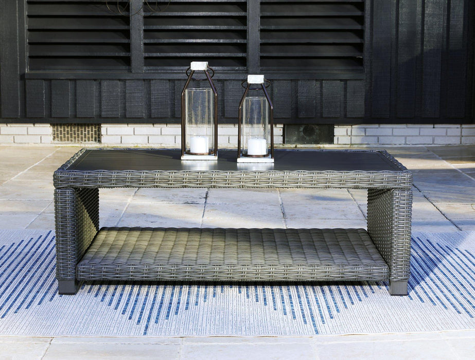 Elite Park Outdoor Occasional Table Set - Bargain Furniture (Detroit, MI)