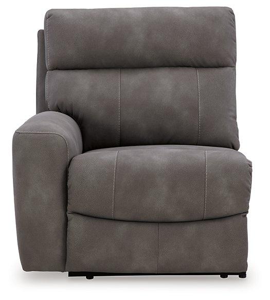 Next-Gen DuraPella Power Reclining Sectional Loveseat with Console - Bargain Furniture (Detroit, MI)