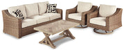 Beachcroft Outdoor Conversation Set - Bargain Furniture (Detroit, MI)