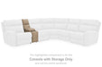 Next-Gen DuraPella Power Reclining Sectional Loveseat with Console - Bargain Furniture (Detroit, MI)