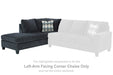 Abinger 2-Piece Sleeper Sectional with Chaise - Bargain Furniture (Detroit, MI)