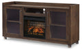 Starmore 70" TV Stand with Electric Fireplace - Bargain Furniture (Detroit, MI)