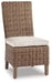 Beachcroft Outdoor Side Chair with Cushion (Set of 2) - Bargain Furniture (Detroit, MI)