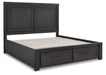 Foyland Panel Storage Bed - Bargain Furniture (Detroit, MI)