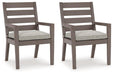 Hillside Barn Outdoor Dining Arm Chair (Set of 2) - Bargain Furniture (Detroit, MI)