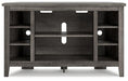 Arlenbry Corner TV Stand with Electric Fireplace - Bargain Furniture (Detroit, MI)