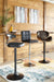 Bellatier Adjustable Height Bar Stool - Bargain Furniture (Detroit, MI)
