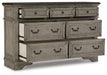 Lodenbay Dresser and Mirror - Bargain Furniture (Detroit, MI)