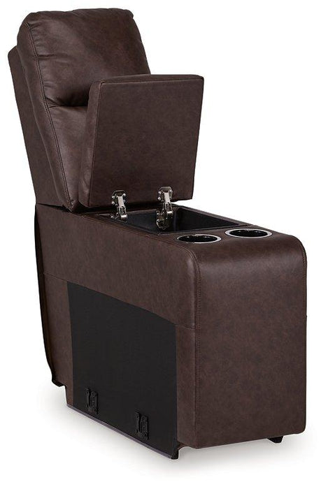 Punch Up Power Reclining Sectional Loveseat with Console - Bargain Furniture (Detroit, MI)