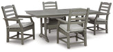 Visola Outdoor Dining Table with 4 Chairs - Bargain Furniture (Detroit, MI)