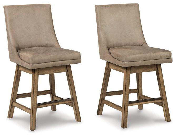 Tallenger Counter Height Bar Stool - Bargain Furniture (Detroit, MI)