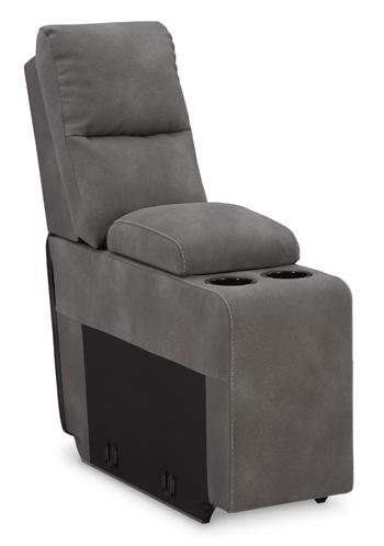 Next-Gen DuraPella Power Reclining Sectional Loveseat with Console - Bargain Furniture (Detroit, MI)