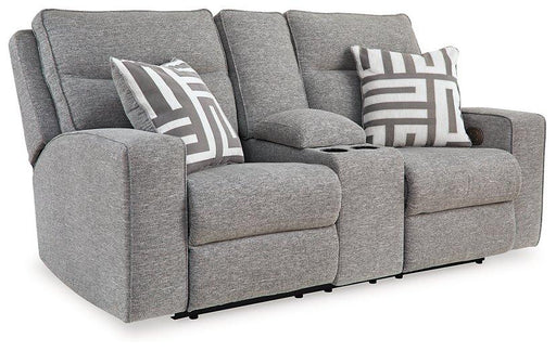 Biscoe Power Reclining Loveseat - Bargain Furniture (Detroit, MI)