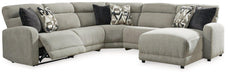 Colleyville Power Reclining Sectional with Chaise - Bargain Furniture (Detroit, MI)