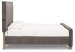 Krystanza Upholstered Bed - Bargain Furniture (Detroit, MI)