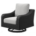 Beachcroft Outdoor Swivel Lounge with Cushion - Bargain Furniture (Detroit, MI)