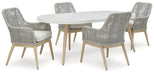 Seton Creek Outdoor Dining Package - Bargain Furniture (Detroit, MI)