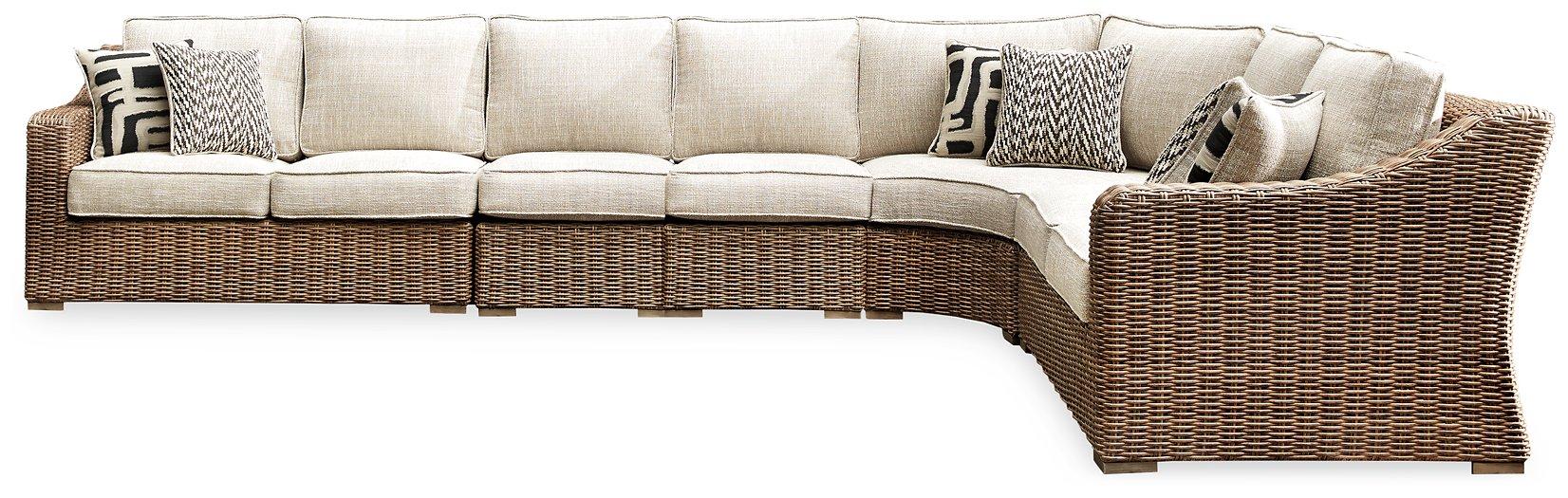 Beachcroft Outdoor Seating Set - Bargain Furniture (Detroit, MI)