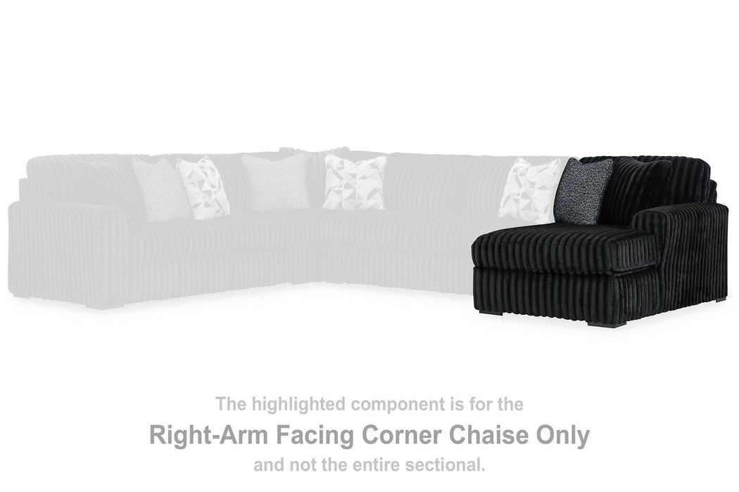 Midnight-Madness Super Chaise - Bargain Furniture (Detroit, MI)