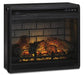 Wildenauer 76" TV Stand with Electric Fireplace - Bargain Furniture (Detroit, MI)