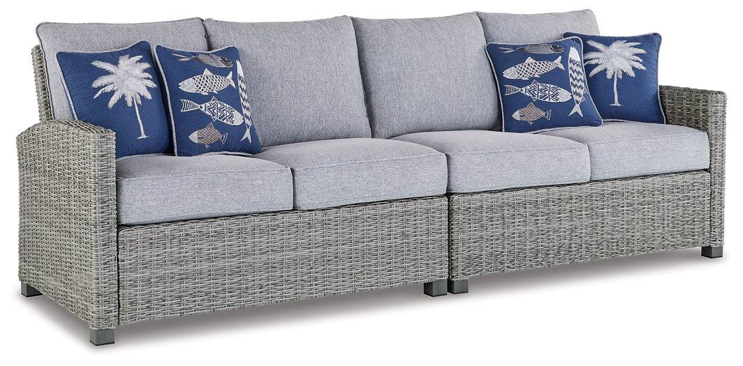 Naples Beach Outdoor Sectional - Bargain Furniture (Detroit, MI)