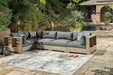 Citrine Park Outdoor Sectional - Bargain Furniture (Detroit, MI)