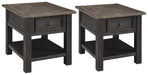 Tyler Creek End Table Set - Bargain Furniture (Detroit, MI)