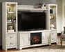 Bellaby 4-Piece Entertainment Center with Electric Fireplace - Bargain Furniture (Detroit, MI)