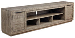 Krystanza TV Stand with Electric Fireplace - Bargain Furniture (Detroit, MI)