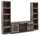 Derekson 3-Piece Entertainment Center with Electric Fireplace - Bargain Furniture (Detroit, MI)