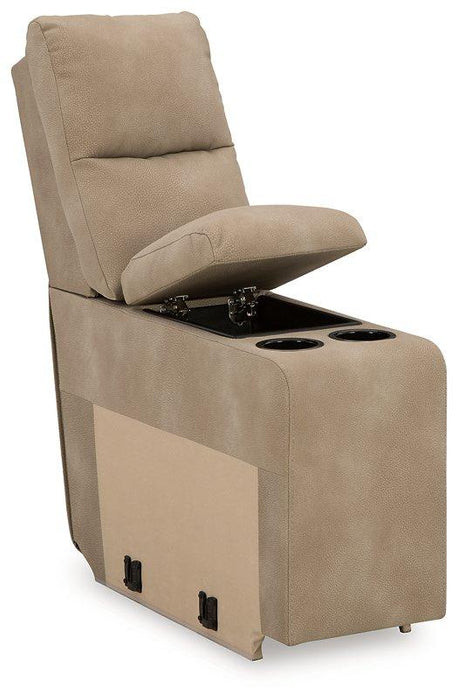Next-Gen DuraPella Power Reclining Sectional Loveseat with Console - Bargain Furniture (Detroit, MI)