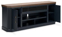 Landocken 83" TV Stand with Electric Fireplace - Bargain Furniture (Detroit, MI)