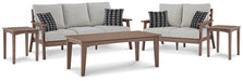 Emmeline Outdoor Seating Set - Bargain Furniture (Detroit, MI)