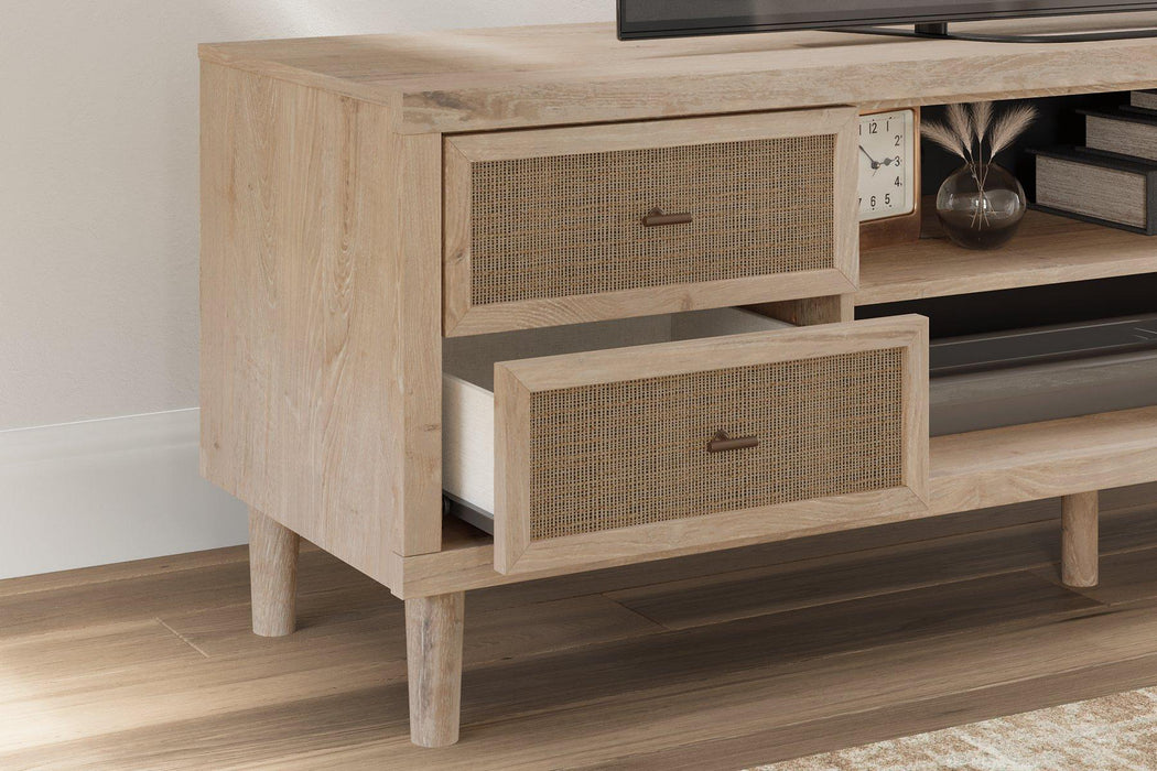Cielden 72" TV Stand with Electric Fireplace - Bargain Furniture (Detroit, MI)