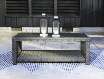 Elite Park Outdoor Occasional Table Set - Bargain Furniture (Detroit, MI)