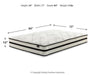 Chime 10 Inch Hybrid Mattress Set - Bargain Furniture (Detroit, MI)